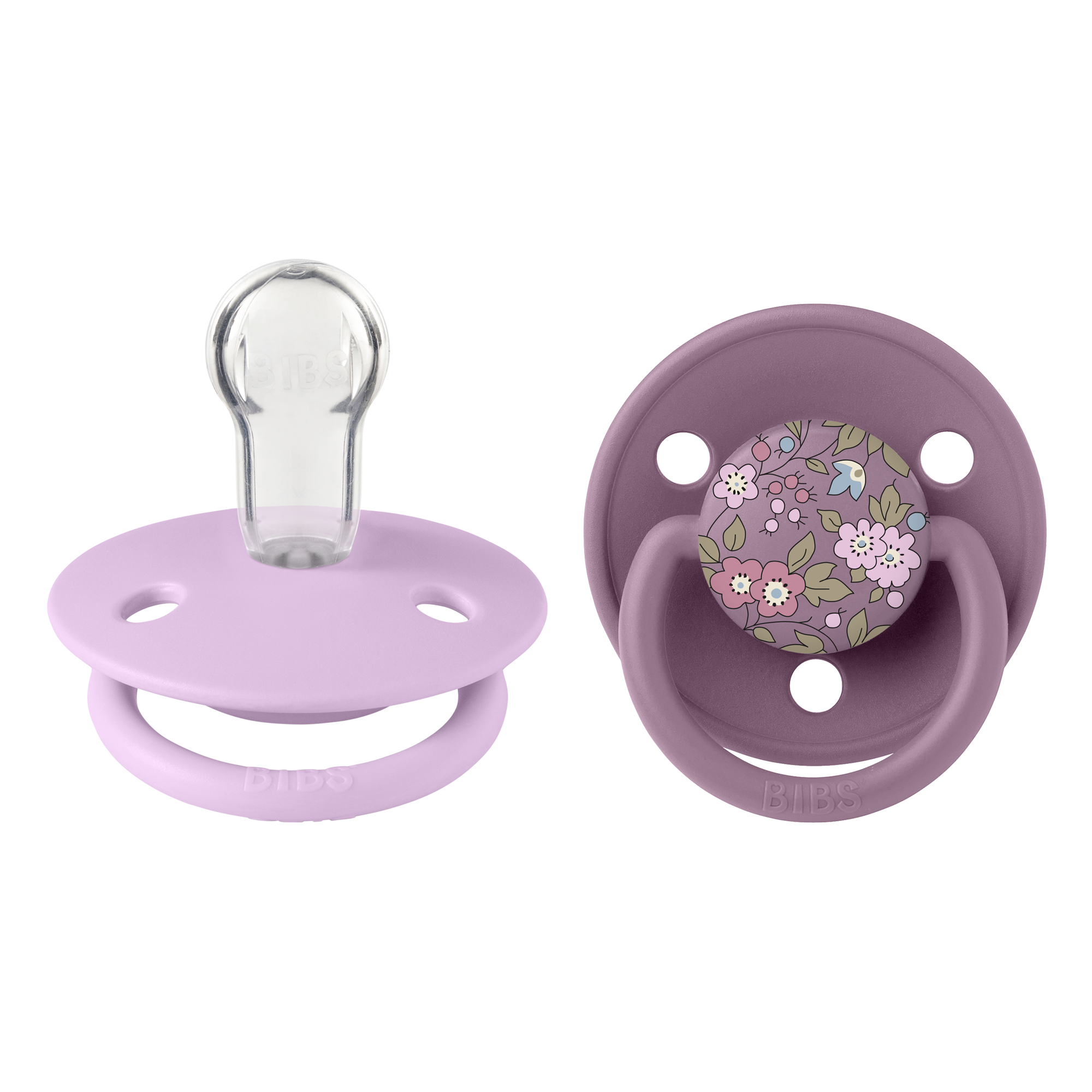 BIBS x LIBERTY De Lux kamilla - mályva mix (2 db)