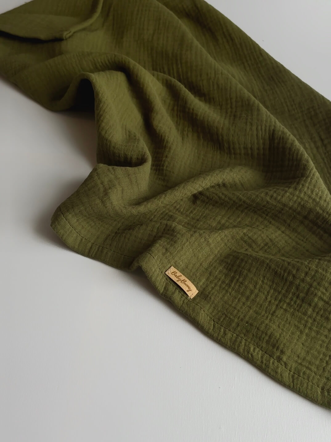 Muszlin pelenka - dark olive