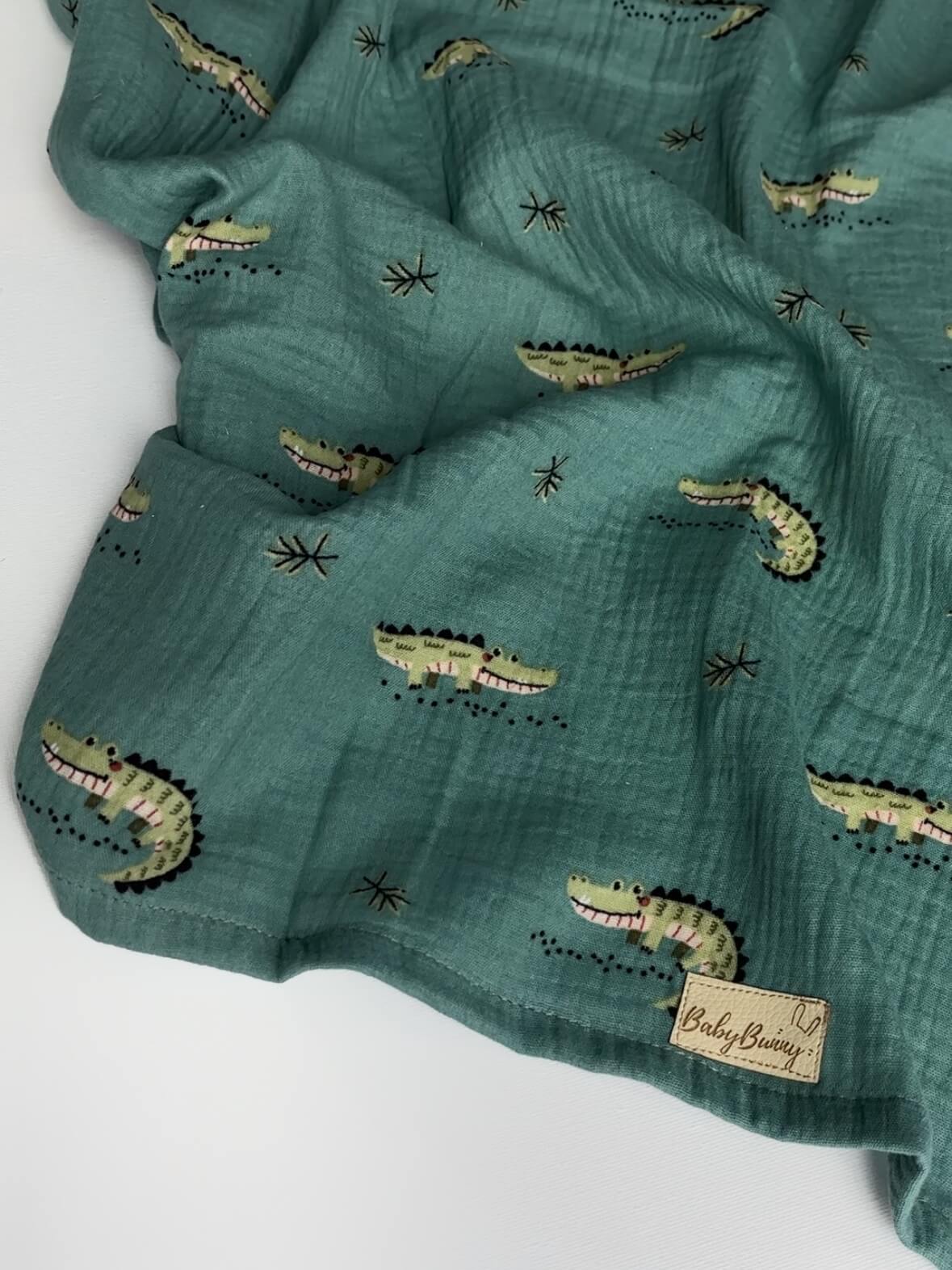 Duplagéz nyári takaró - crocodile (több méretben)